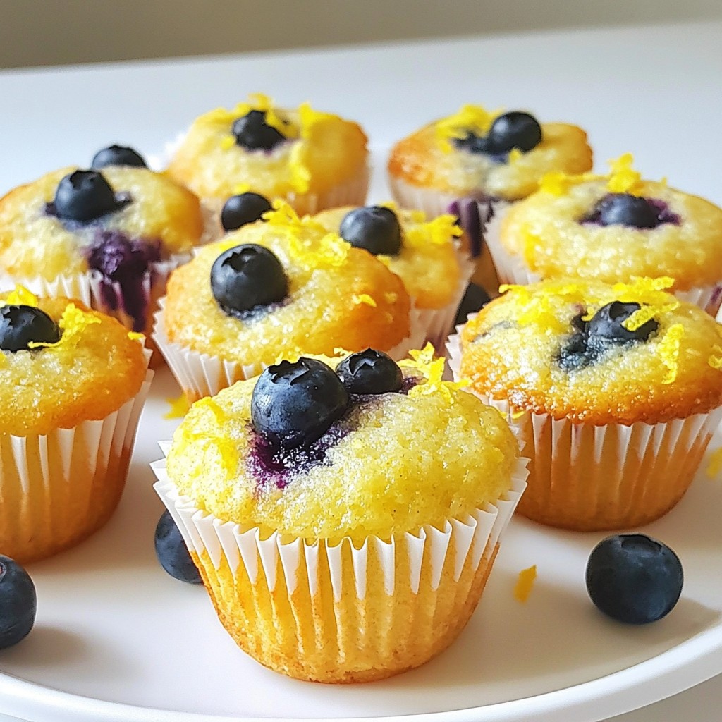 Overnight Breakfast Lemon Blueberry Muffin Mix Recipe