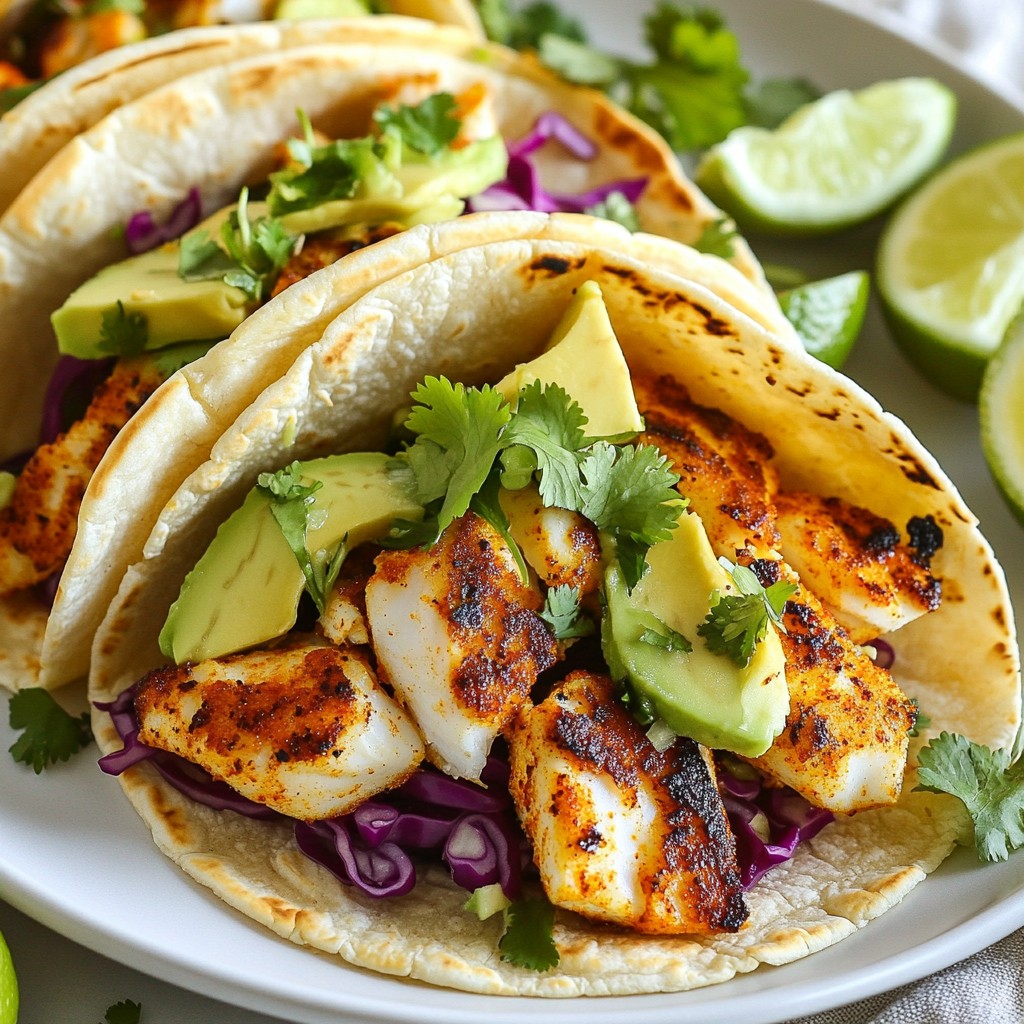 Blackened Fish Tacos Flavorful and Easy Recipe