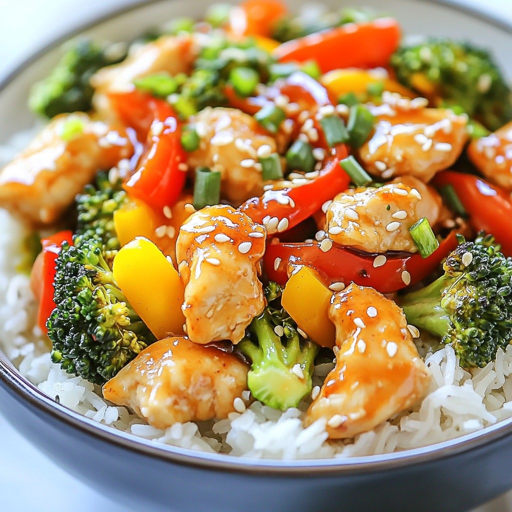 Sweet Chili Chicken Rice Bowls Flavorful and Easy Meal