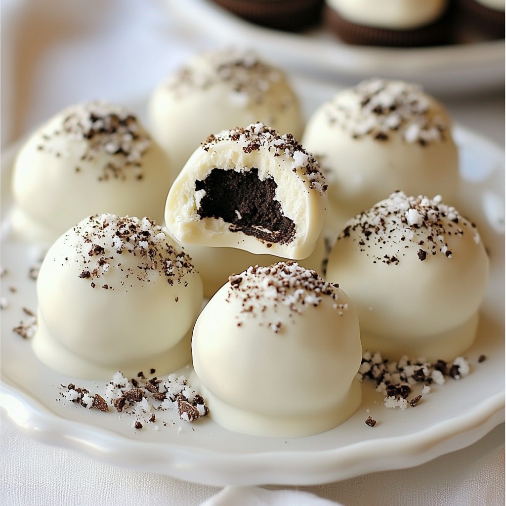 Mint Oreo Truffles Irresistible No-Bake Delight
