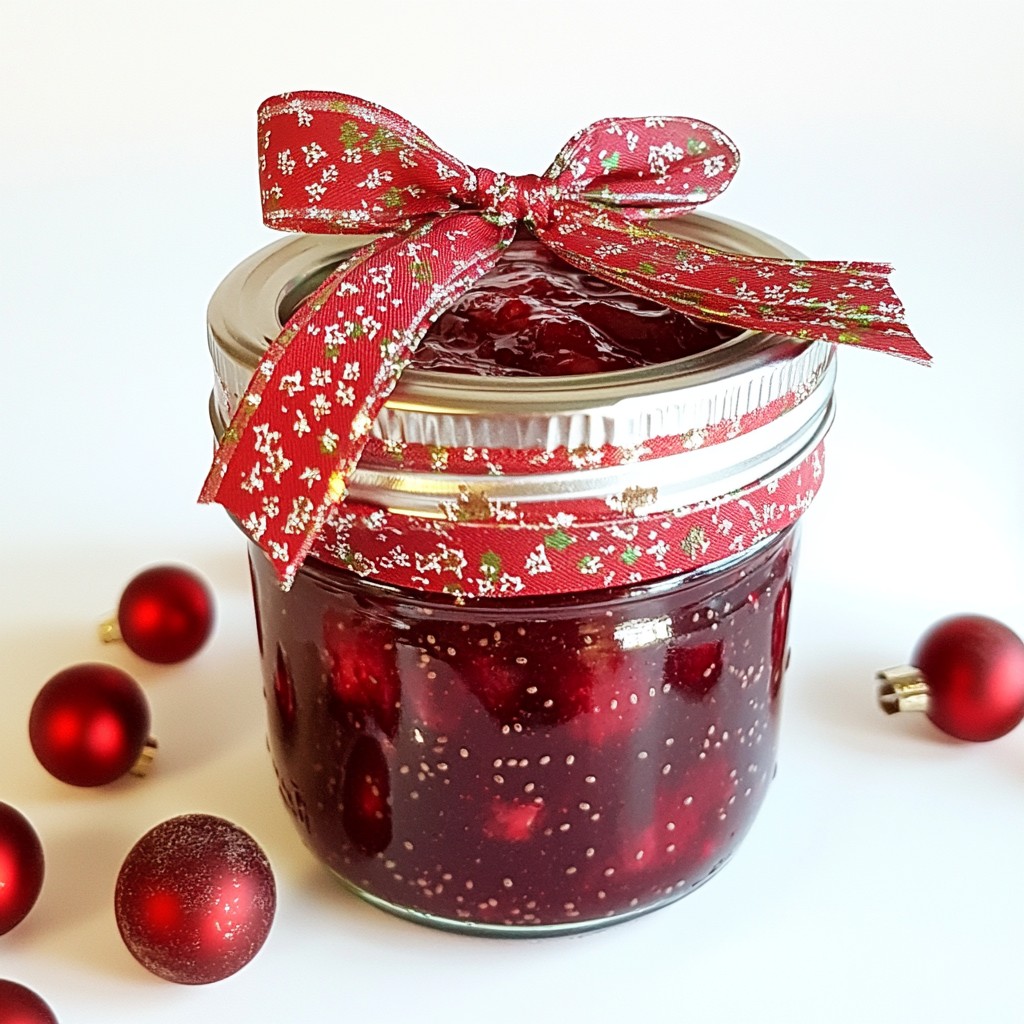 Easy Christmas Jam Crockpot Delightful Berry Spread