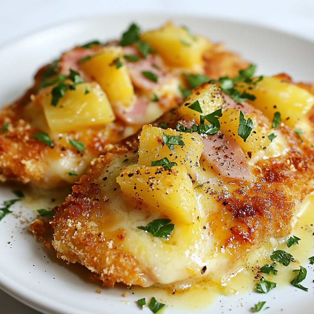 Cheesy Malibu Chicken Simple and Flavorful Recipe