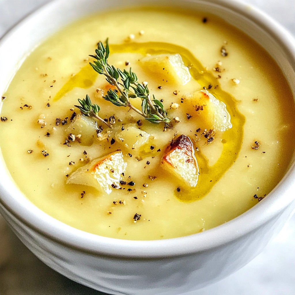 Roasted Garlic Soup Simple and Comforting Dish