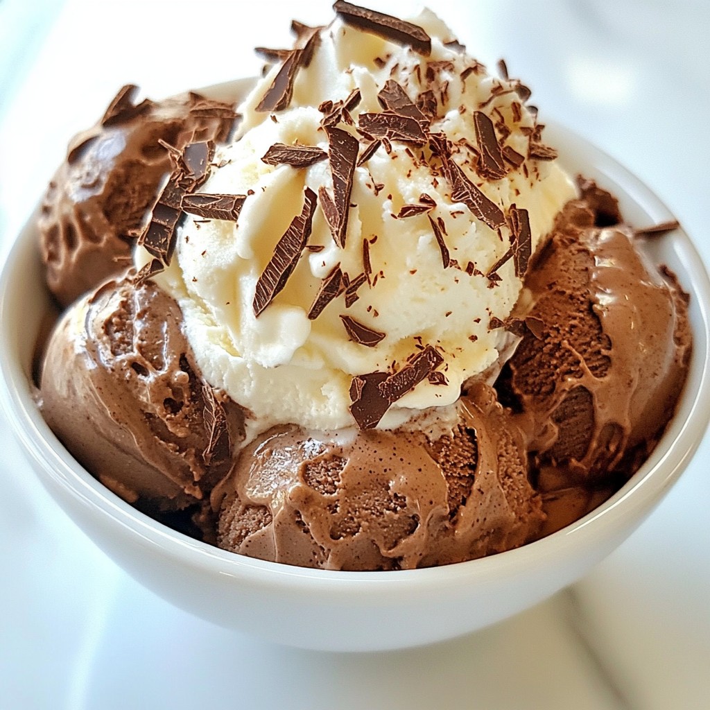 Ultra Creamy Homemade Chocolate Ice Cream Delight