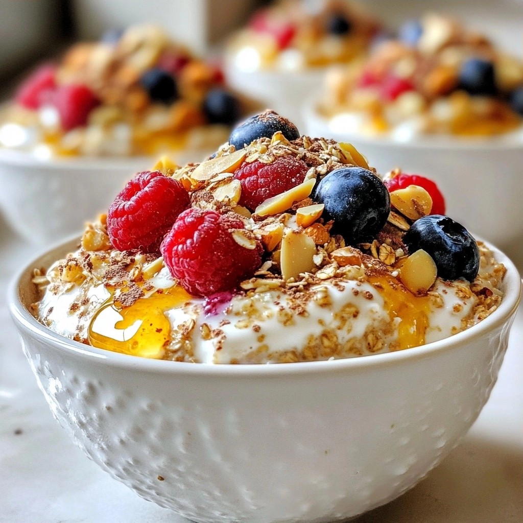 Overnight Breakfast Muesli with Nuts and Berries Delight