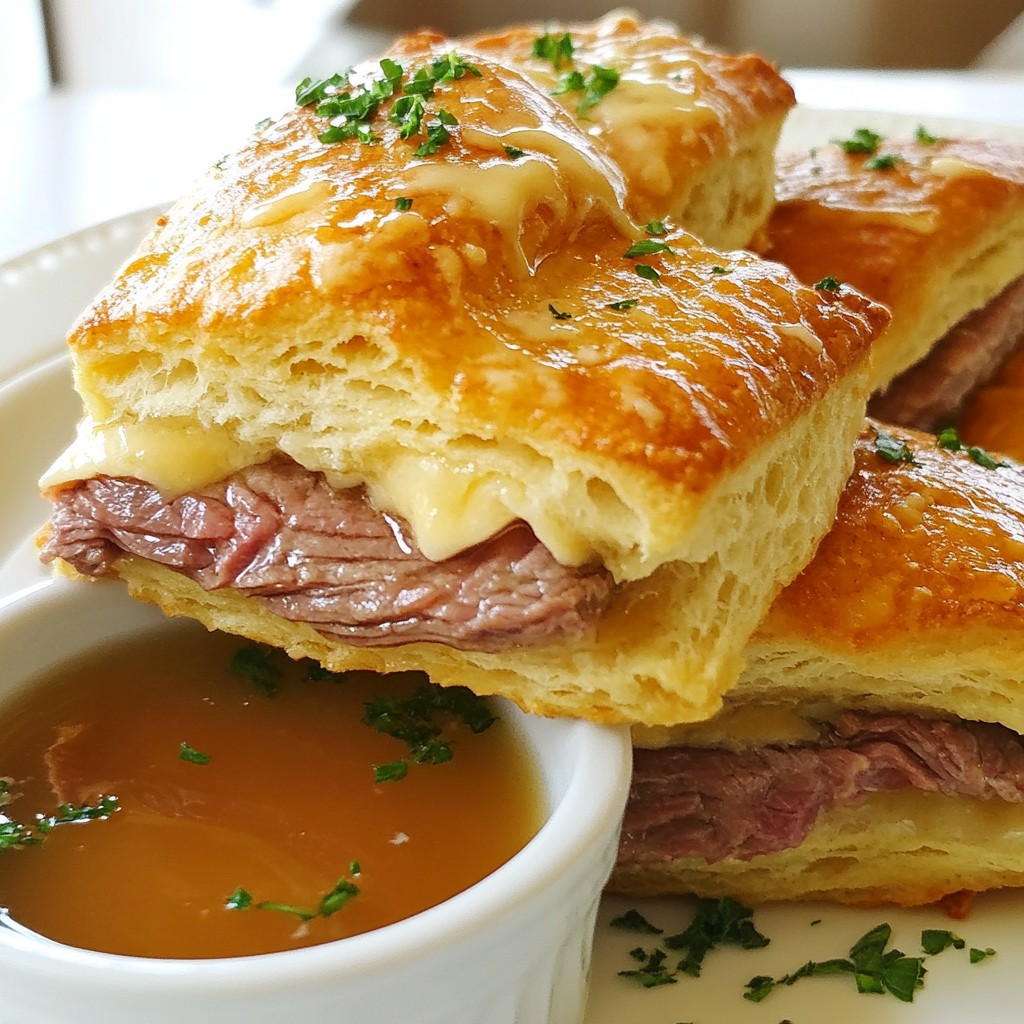 Baked French Dip Biscuits Simple and Tasty Recipe