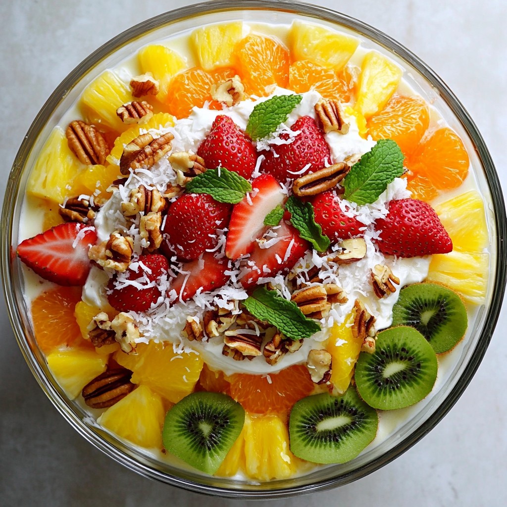 Hawaiian Cheesecake Fruit Salad Fresh and Flavorful Treat