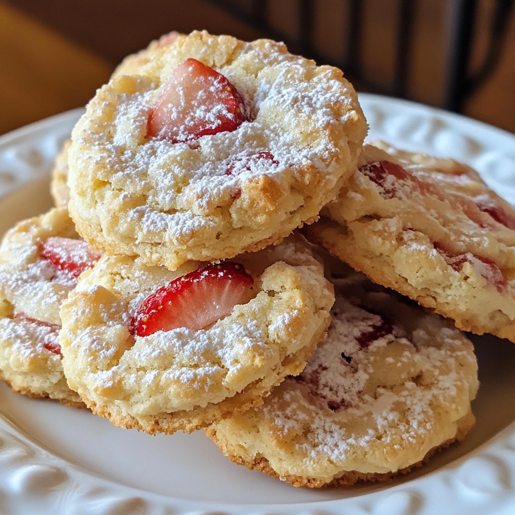 Strawberry Shortcake Cookies Tasty and Simple Treat