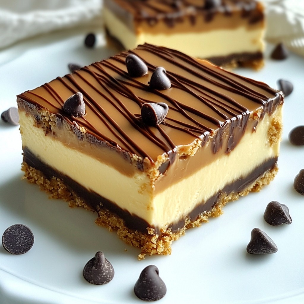 Chocolate Peanut Butter Cheesecake Bars Delightful Treat