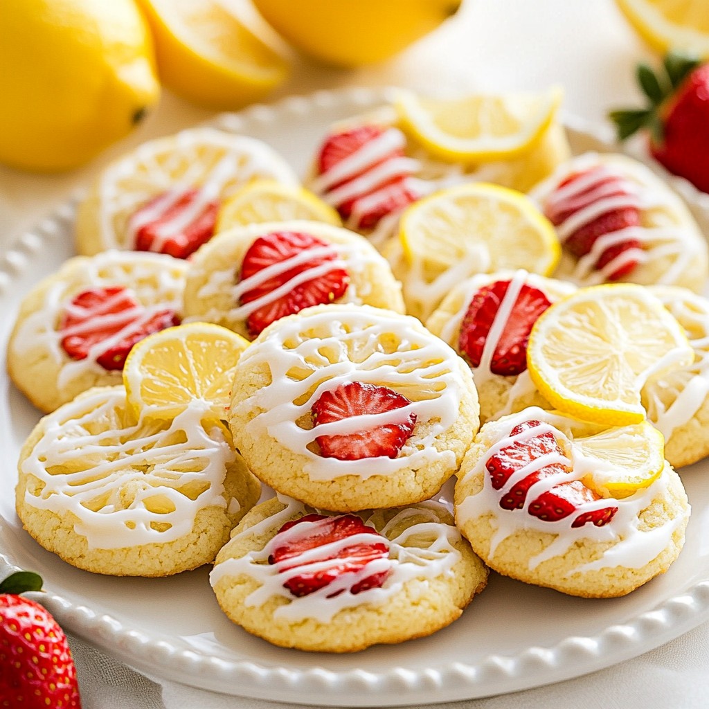 Strawberry Lemonade Cookies Fresh and Flavorful Treat