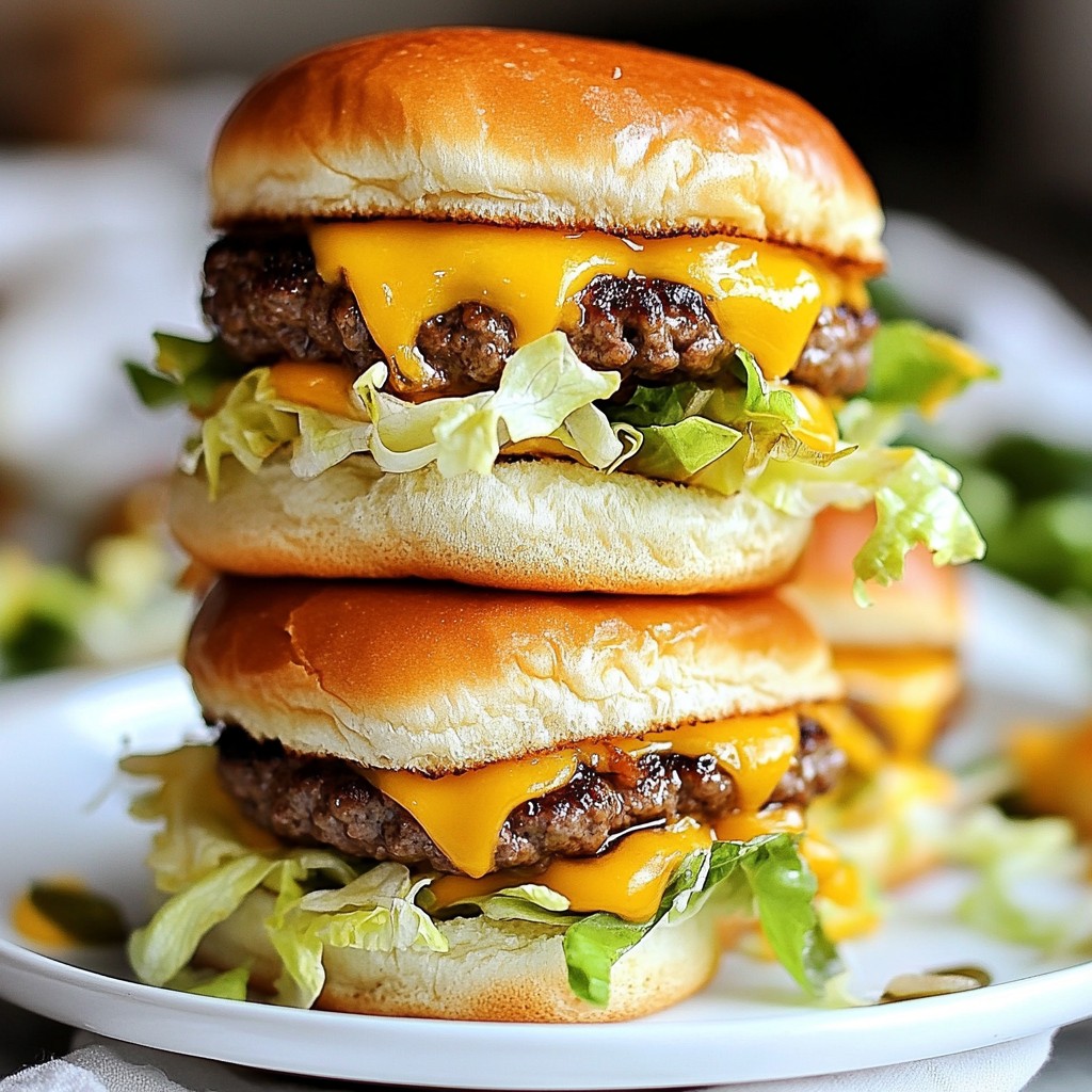 Copycat Big Mac Sliders Simple and Tasty Recipe