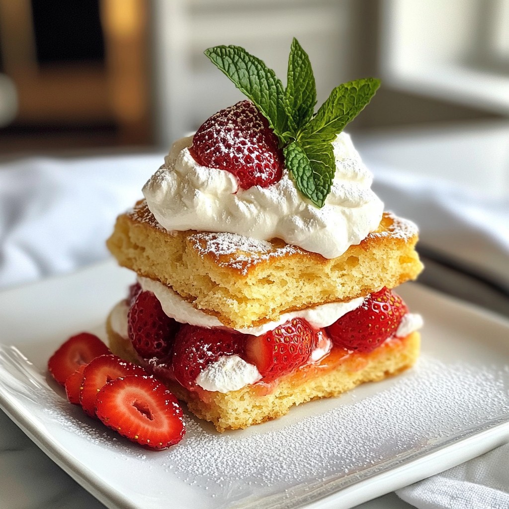 Juicy Strawberry Shortcake Easy and Delicious Recipe