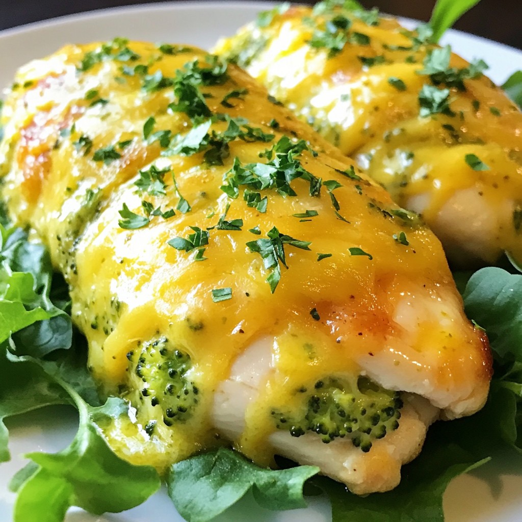 Cheesy Broccoli Stuffed Chicken Delightful and Easy