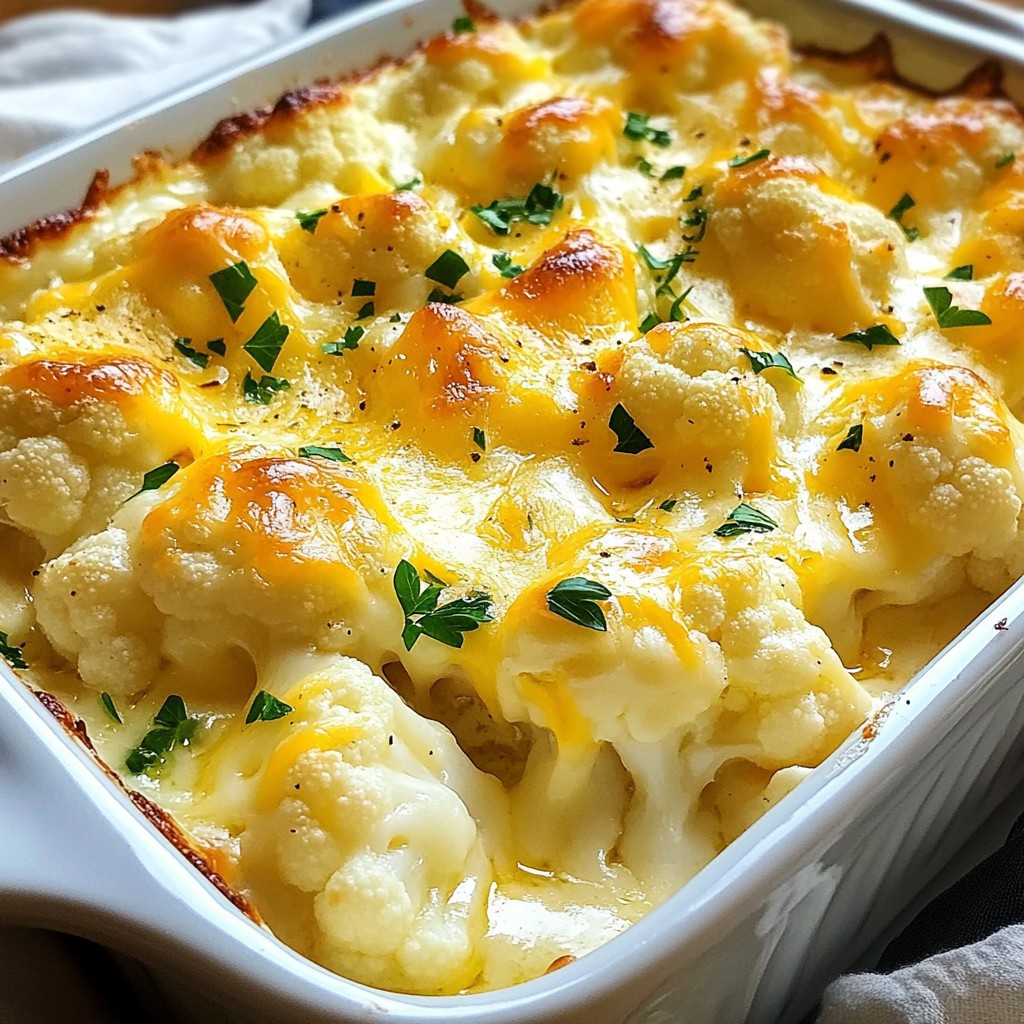 Creamy Cheesy Cauliflower Delight for Easy Meals