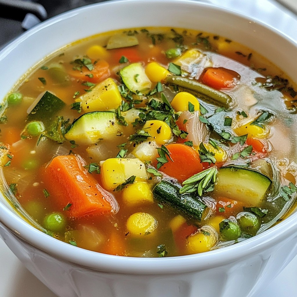Best Ever Vegetable Soup Flavorful and Simple Recipe