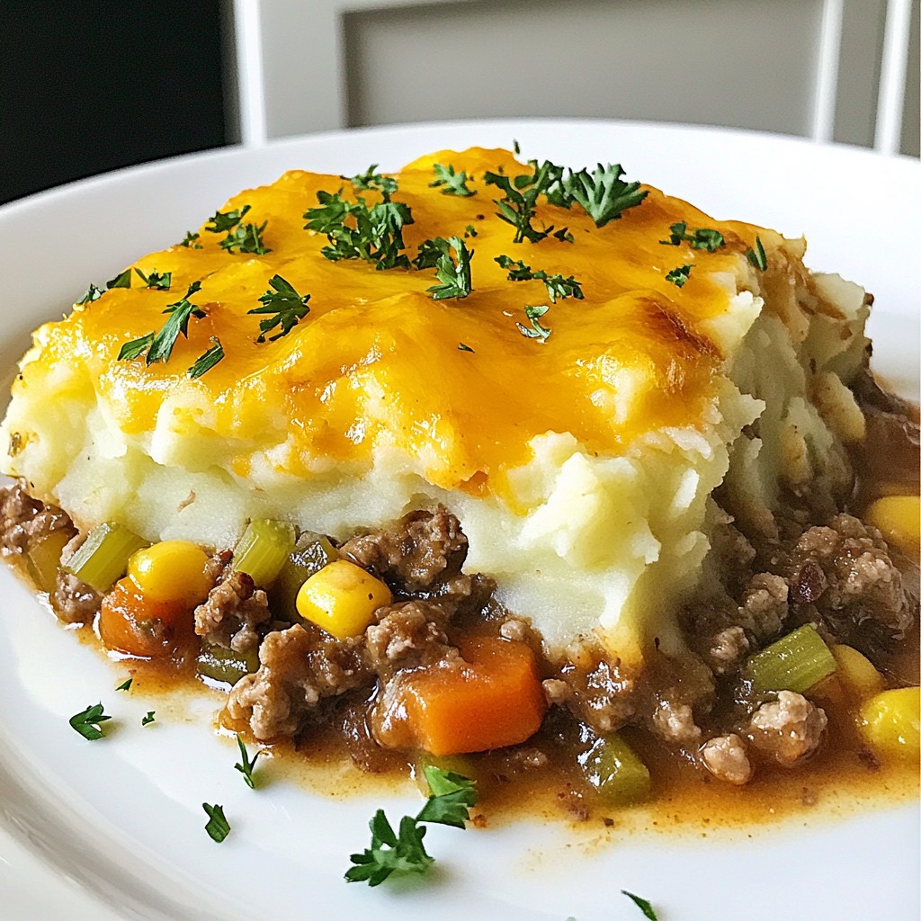 Ultimate Shepherd's Pie Comforting Home-Cooked Meal