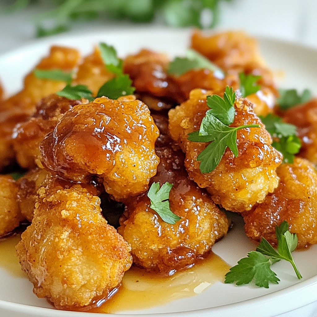 Baked Honey BBQ Popcorn Chicken Simple and Tasty Dish