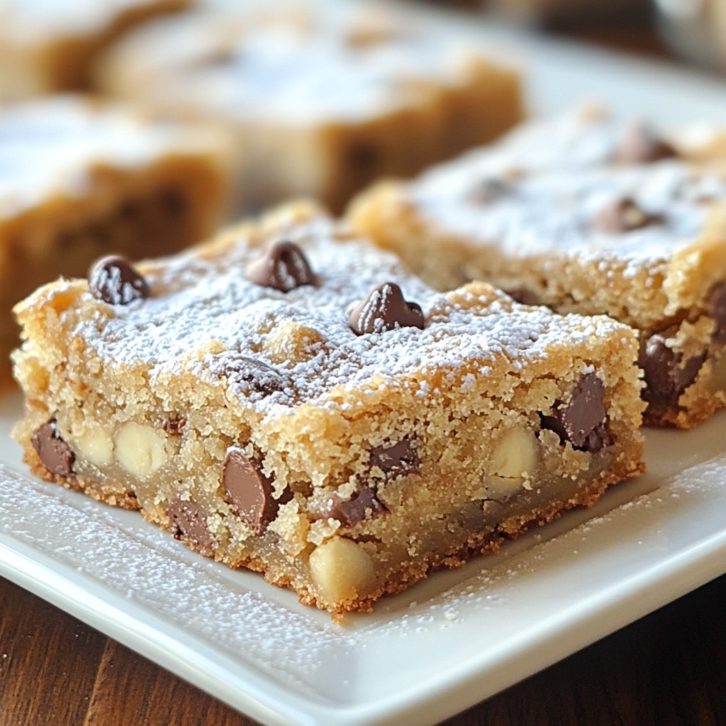 Chewy Chocolate Chip Cookie Bars Simple and Delicious