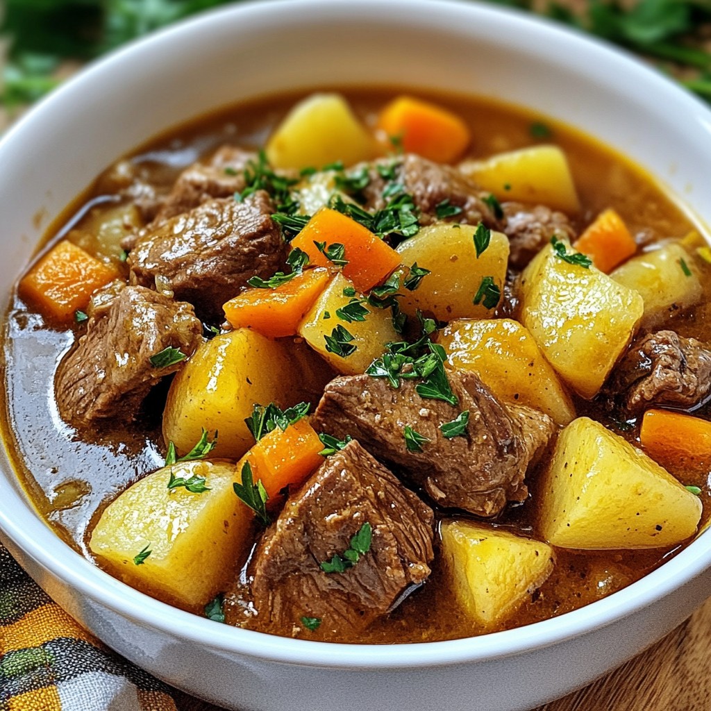 Guinness Beef Stew Hearty and Flavorful Recipe
