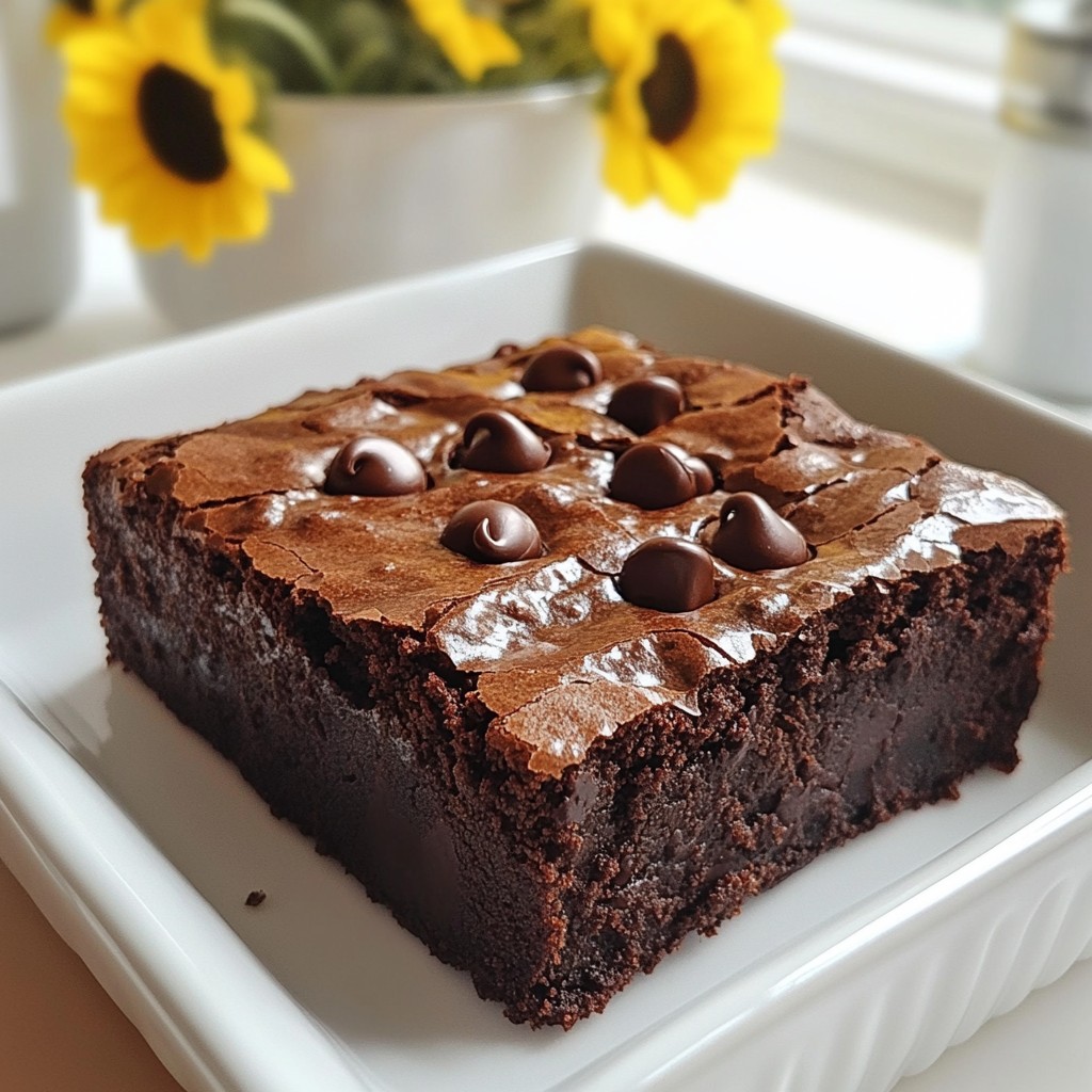 Easy Sourdough Discard Brownies Delightful Fudgy Treat