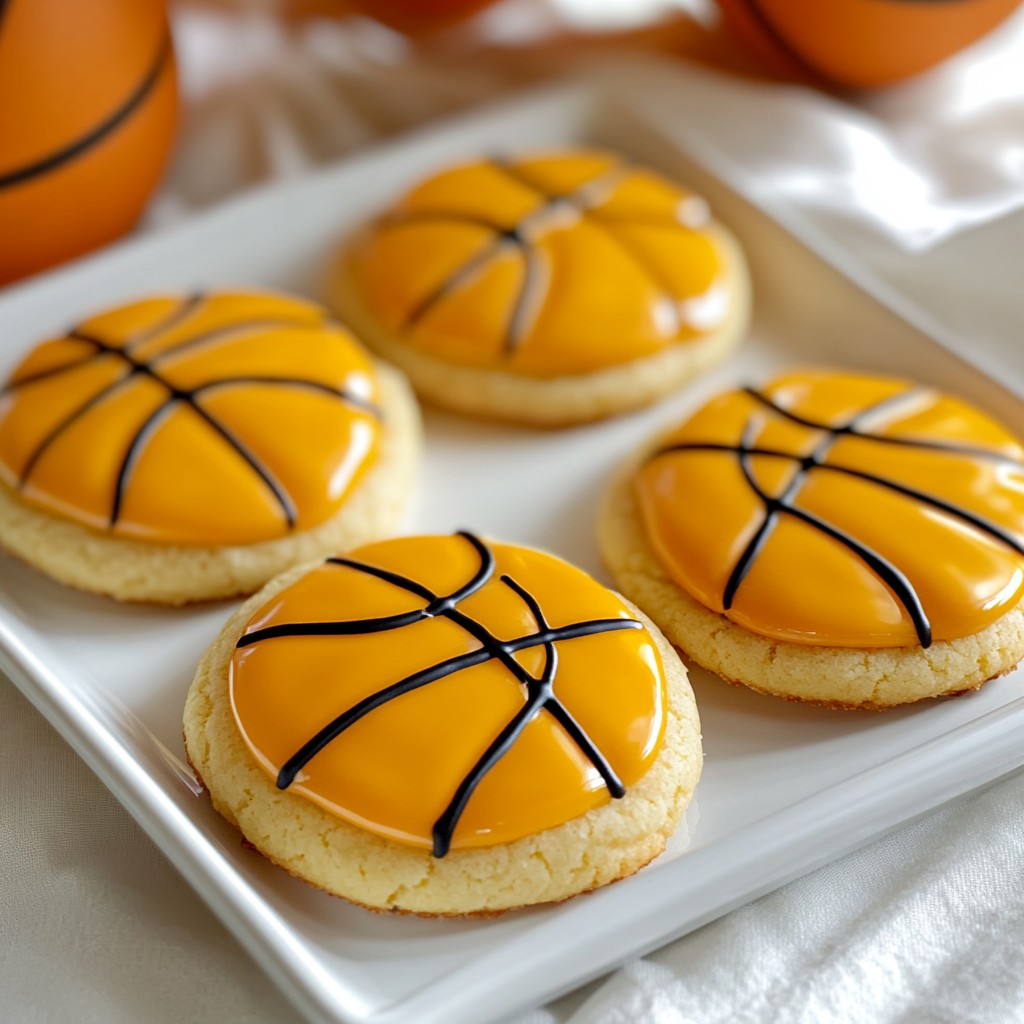March Madness Basketball Cookies Simple and Fun Treats
