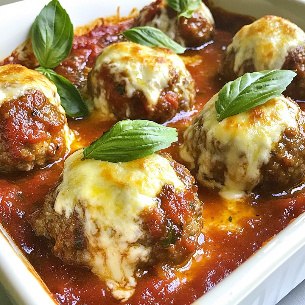 Stuffed Mozzarella Meatballs Tasty and Easy Recipe