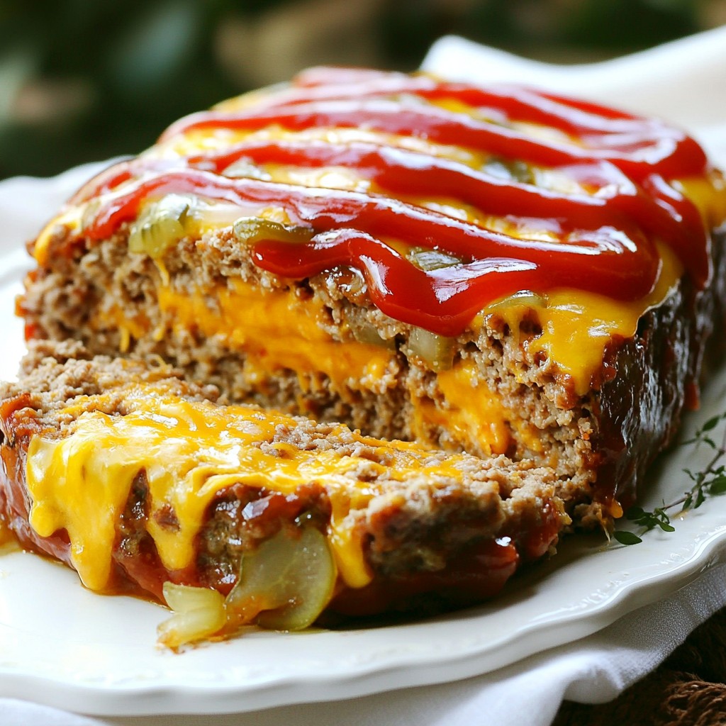 Cheeseburger Meatloaf Flavorful Family Dinner Idea