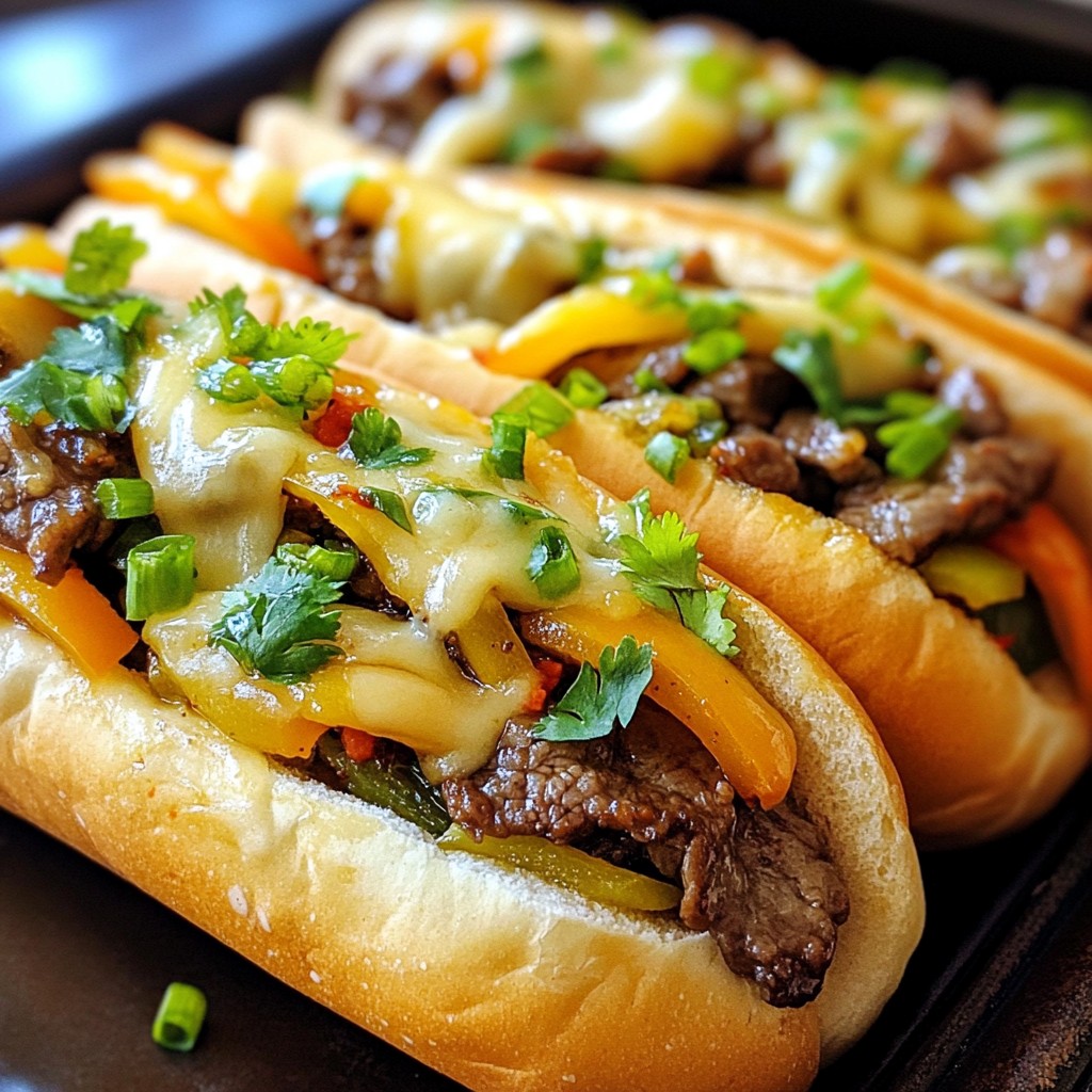Spicy Kimchi Bulgogi Cheesesteak Flavorful Delight