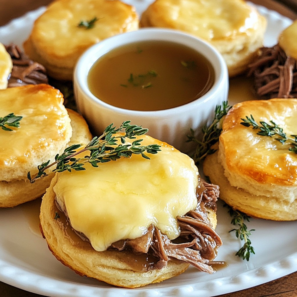 Baked French Dip Biscuits Flavorful and Simple Recipe