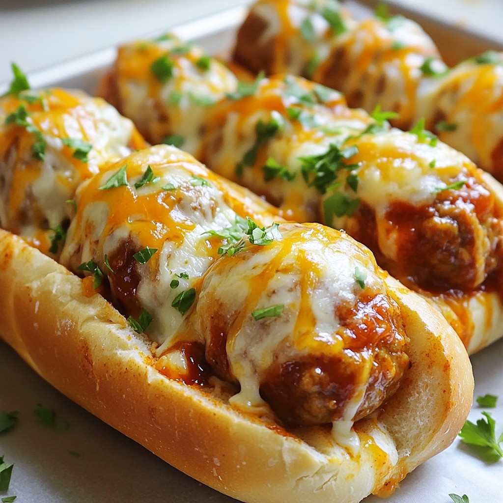 Bourbon BBQ Meatball Subs Savory and Easy Recipe