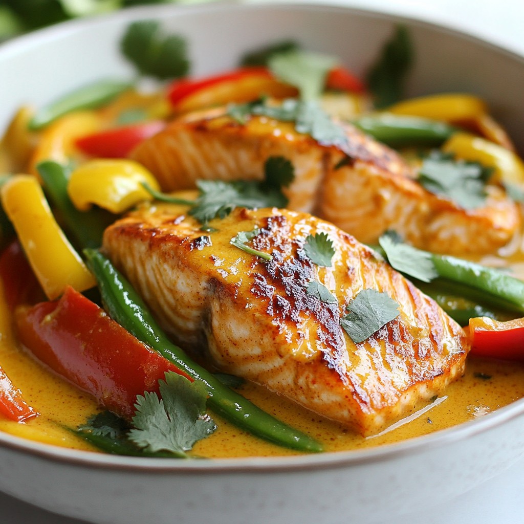 Coconut Curry Salmon Skillet Flavorful and Easy Meal